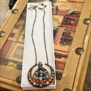 Bohemian Multicolor Pendant Necklace